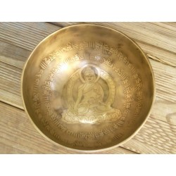 Bol chantant Tibétain 7 métaux 592grs