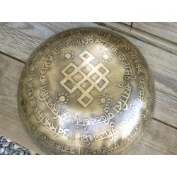 Bol chantant Tibétain 7 métaux 1700grs Shiva Nataraja