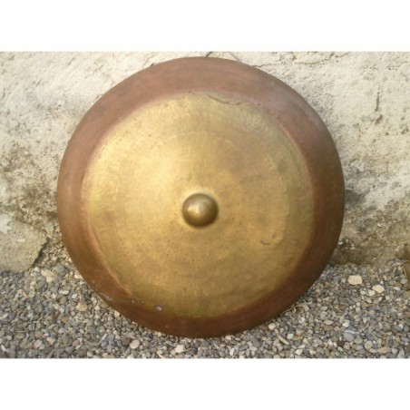 Gong Antique Indien 3 métaux 56cm 3090grs