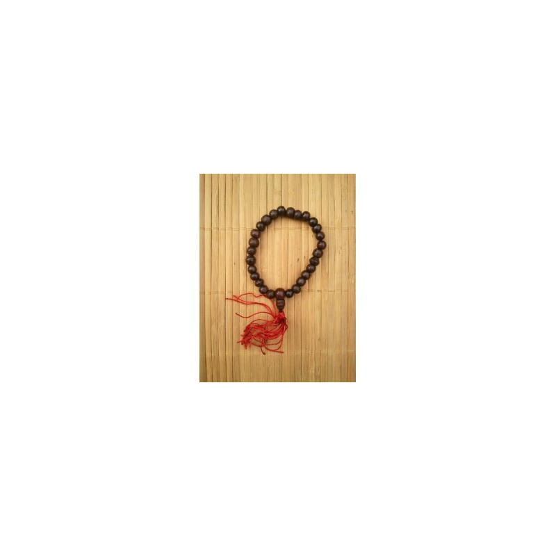 Mala bracelet bois de santal rouge ou rosewood 7mm