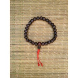 Mala bracelet bois de santal rouge ou rosewood 7mm reglable