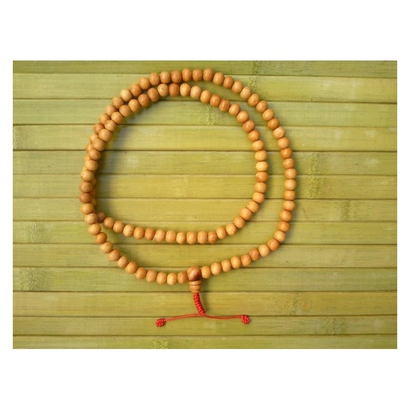 Mala tibétain 7.5-8mm en bois du Népal