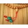 Mala tibétain avec compteur 8mm bois du Népal