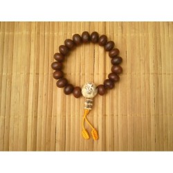 Bracelet Mala tibétain en bois de Bodhi