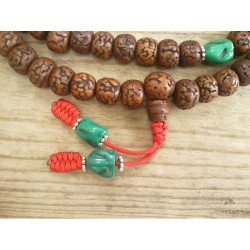 Mala Tibétain en Rudraksha 10mm