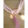 Mala Tibétain en Quartz Rose 8mm