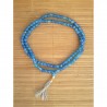 MALA TIBETAIN ONYX BLEUE 8MM