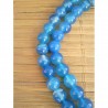 MALA TIBETAIN ONYX BLEUE 8MM