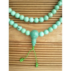 MALA TIBETAIN TURQUOISE 8MM