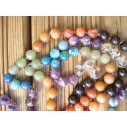 Mala Tibétain chakra 8-9mm avec noeud