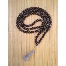 MALA TIBETAIN ONYX NOIRE 8MM