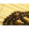 MALA TIBETAIN EN OBSIDIENNE 6mm Noeud