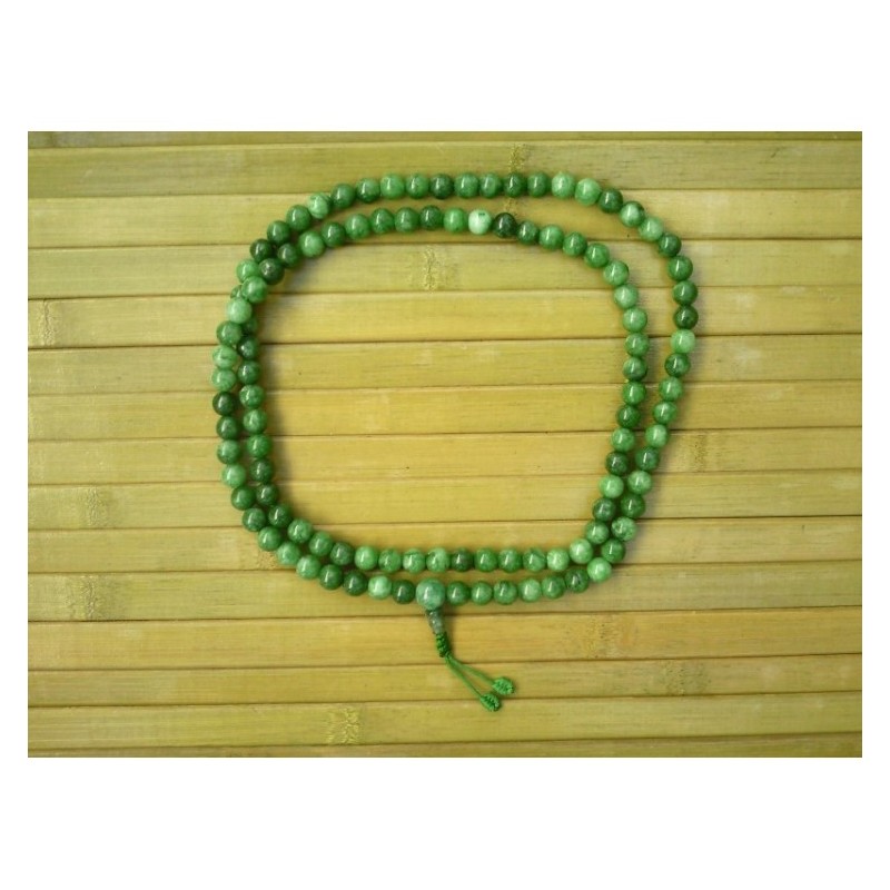 Mala Tibétain en Jade 8mm Népal