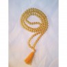 Mala Tibétain synthétique couleur Citrine 8mm