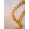 Mala Tibétain synthétique couleur Citrine 8mm