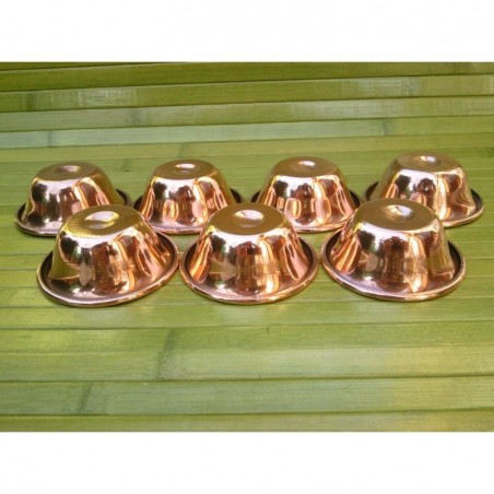 Set de 7 bols à offrande bouddhiste  7cm cuivre