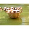 Set de 7 bols à offrande bouddhiste 7cm cuivre