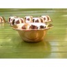 Set de 7 bols à offrande bouddhiste  7cm cuivre