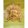 Masque de Mahakala 14cm en laiton