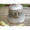 Cloche Tibétaine avec dorje plaqué or 15cm n°2