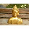 Buste de Bouddha 19cm en laiton