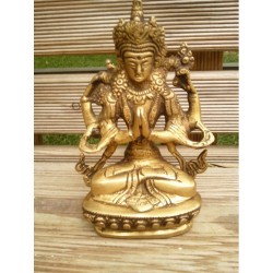 Statue de Bouddha  Chenrezig 13cm