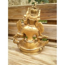 Statue de Bouddha  Tara Verte 14.5cm