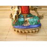 Statue de Bouddha  Tara Blanche 14cm