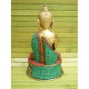 Statue de Bouddha  Vairochana 17cm Turquoise