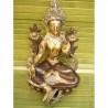 Statue de Bouddha  Tara Verte 20.5cm