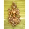 Statue de Bouddha  Tara Verte 20.5cm n°2