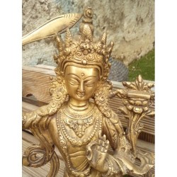 Statue de Bouddha Manjushri ( Manjushree ) 22cm