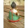 Statue de Bouddha  Amoghasiddhi 20cm turquoise