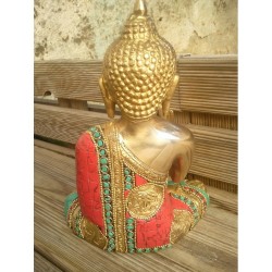 Statue de Bouddha  Amoghasiddhi 19.5cm