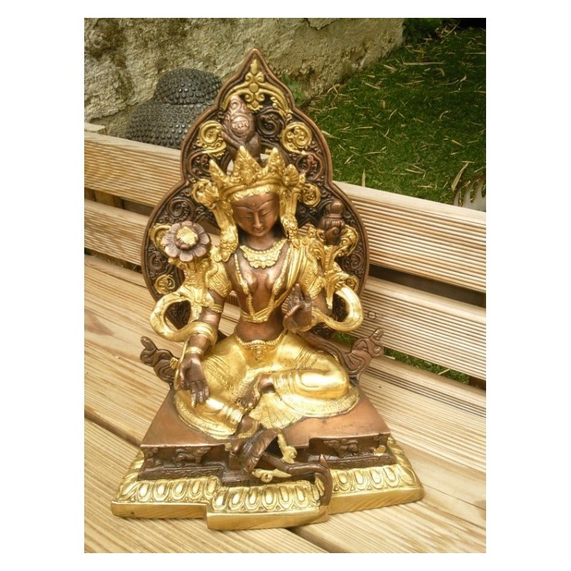 Statue de Tara Verte 24cm