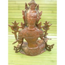 Statue de Bouddha  Tara Verte 25cm