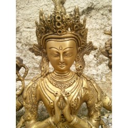 Statue de Bouddha  Chenrezig 31cm