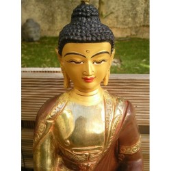 Statue de Bouddha  Médecine Or 21cm