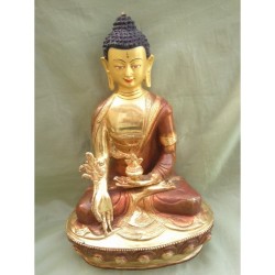 Statue de Bouddha  Médecine Or 32cm