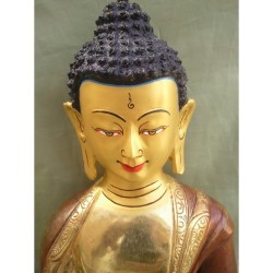 Statue de Bouddha  Médecine Or 32cm