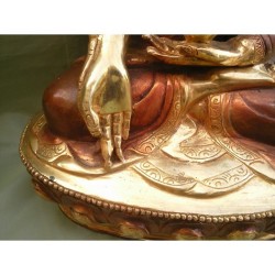 Statue de Bouddha  Médecine Or 32cm