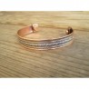 Bracelet magnétique en cuivre 1cm