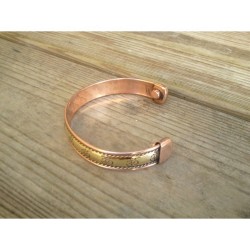 Bracelet Aum magnétique indien en cuivre