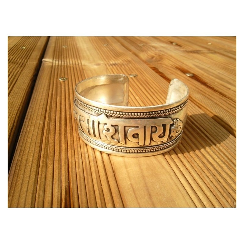 Bracelet Tibétain Shiva 3cm Om Namah Shivaya