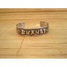 Bracelet Tibétain 1.5cm ajustable Mantra Aum