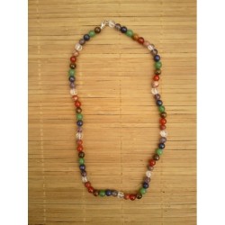 Collier de perles 7 chakra