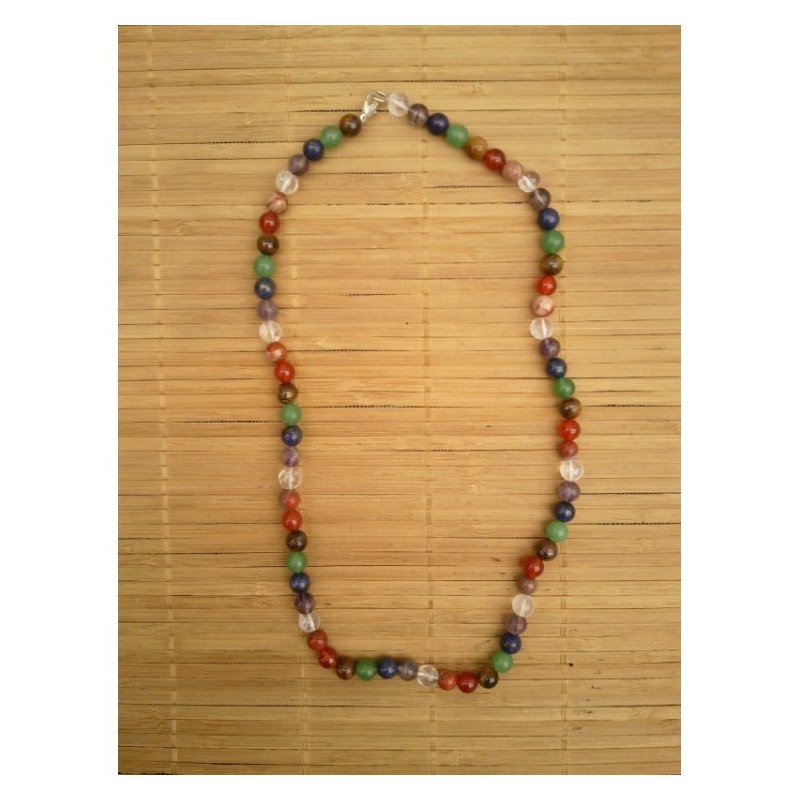 Collier de perles 7 chakra