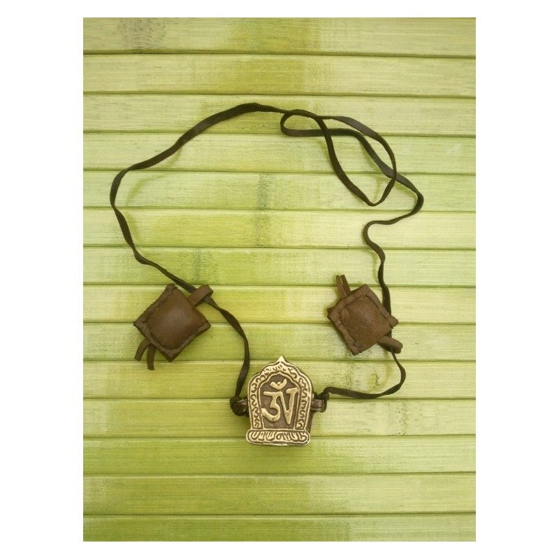 Pendentif Tibétain Gao ou Ghau 6cm