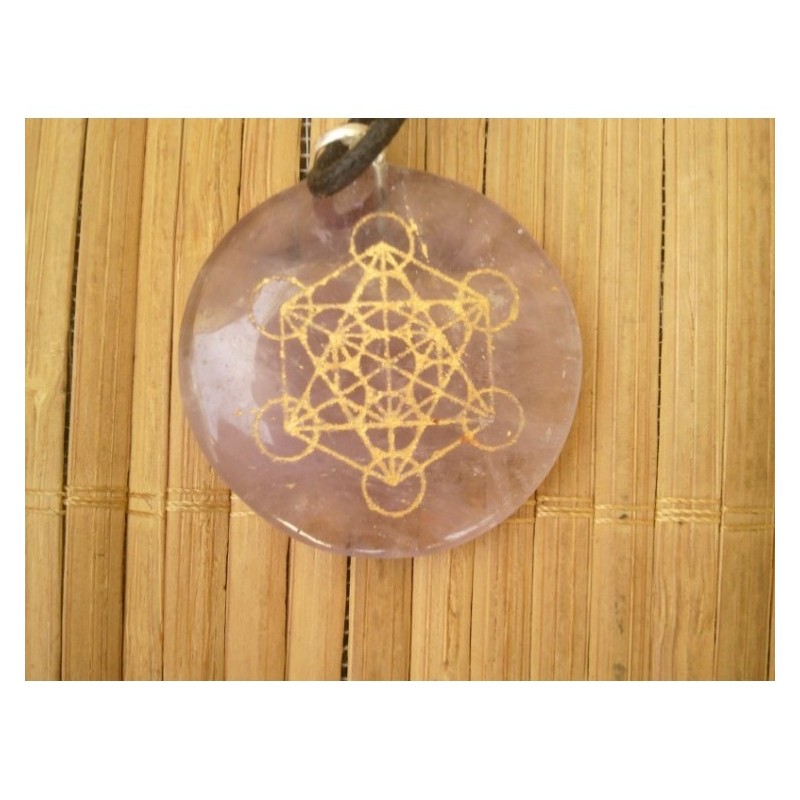 Pendentif Metatron en Améthyste