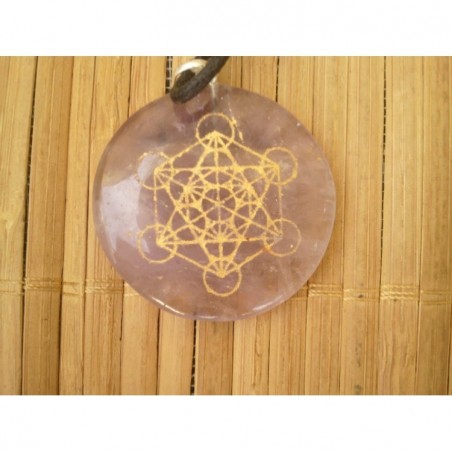 Pendentif Metatron en Améthyste